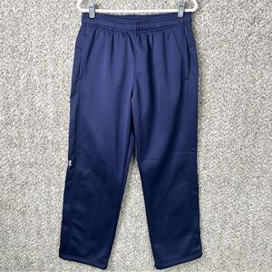 Under Armour Sweatpants Men’s Large Double Threat Navy Blue Loose Fit Athletic